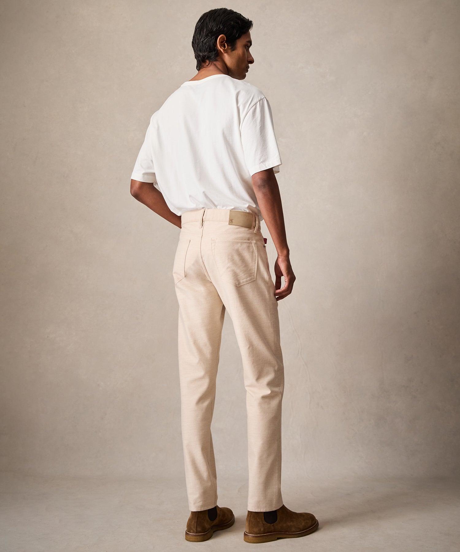 Slim Fit 5-Pocket Camelhair Pant Male Product Image