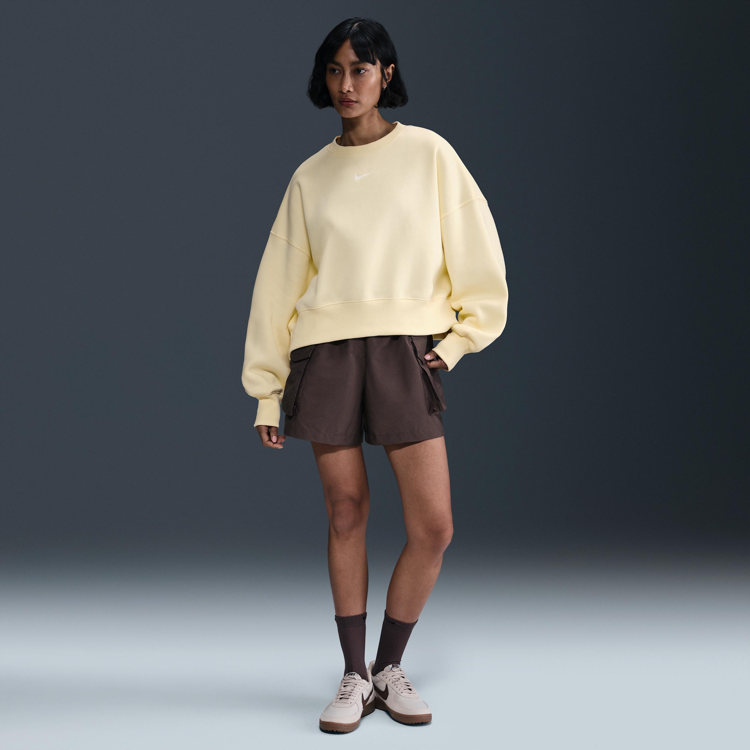 Women's Nike Sportswear Phoenix Fleece Over-Oversized Crew-Neck Sweatshirt Product Image