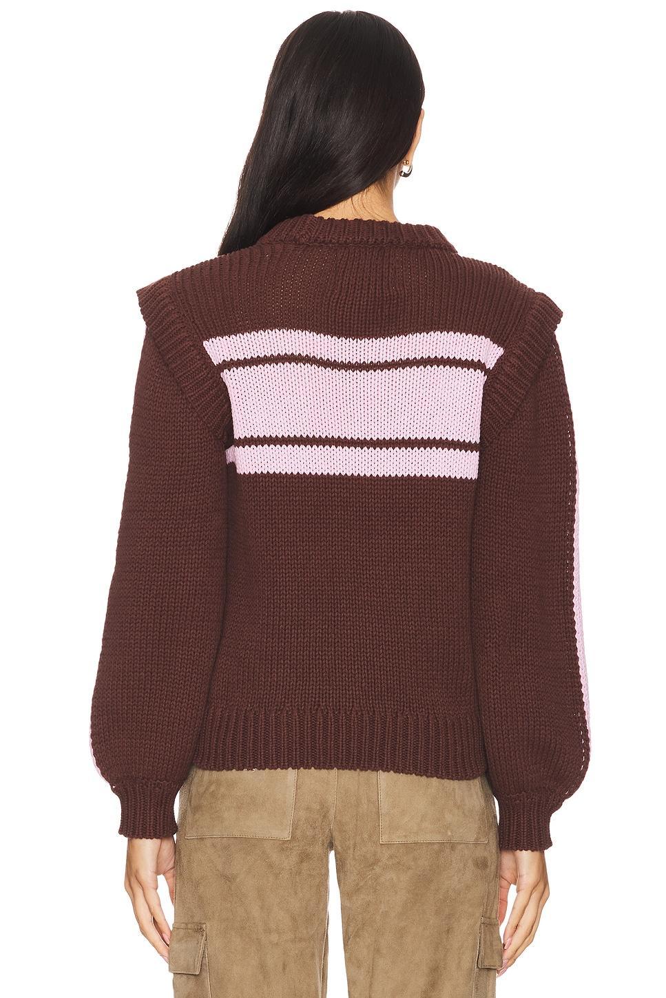 Poppy Crew Neck Jumper Damson Madder Product Image