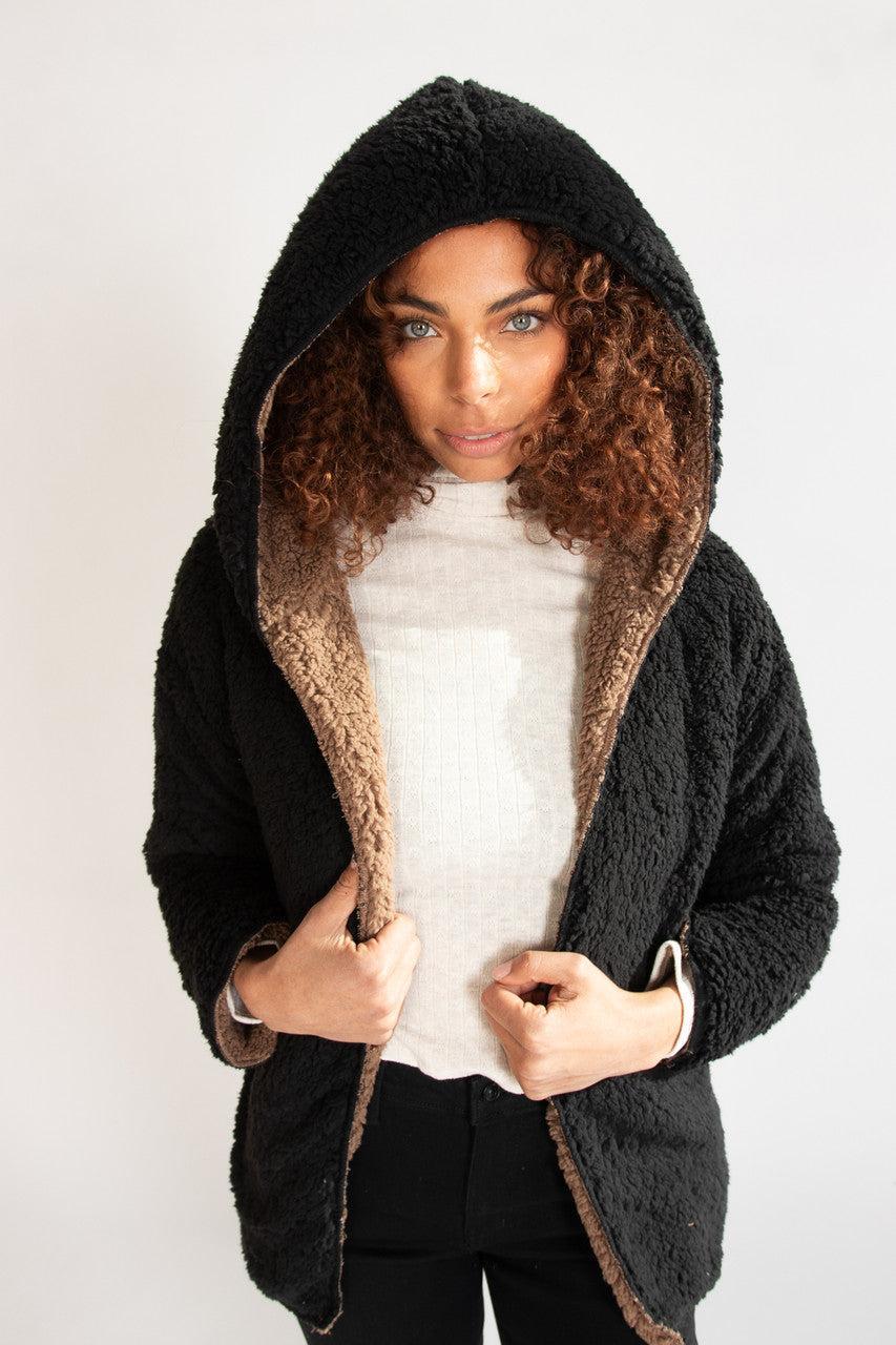 Two Tone Teddy Jacket Product Image