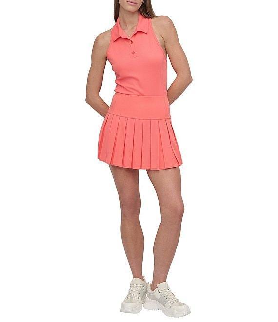 DKNY Sport by Donna Karan Court Pique Pleated Tennis Skort Product Image