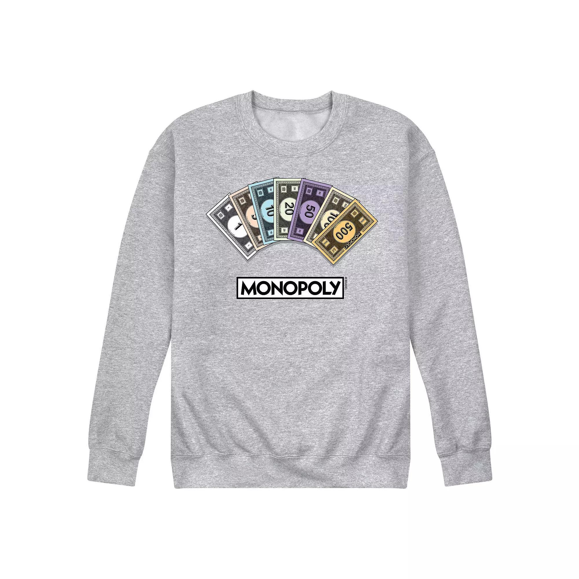 Mens Monopoly Money Stack Fleece Sweatshirt Product Image