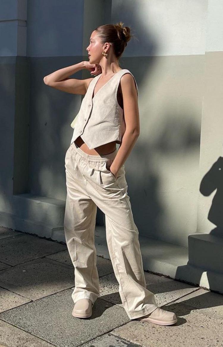 Lioness Agyness Pant Beige Product Image