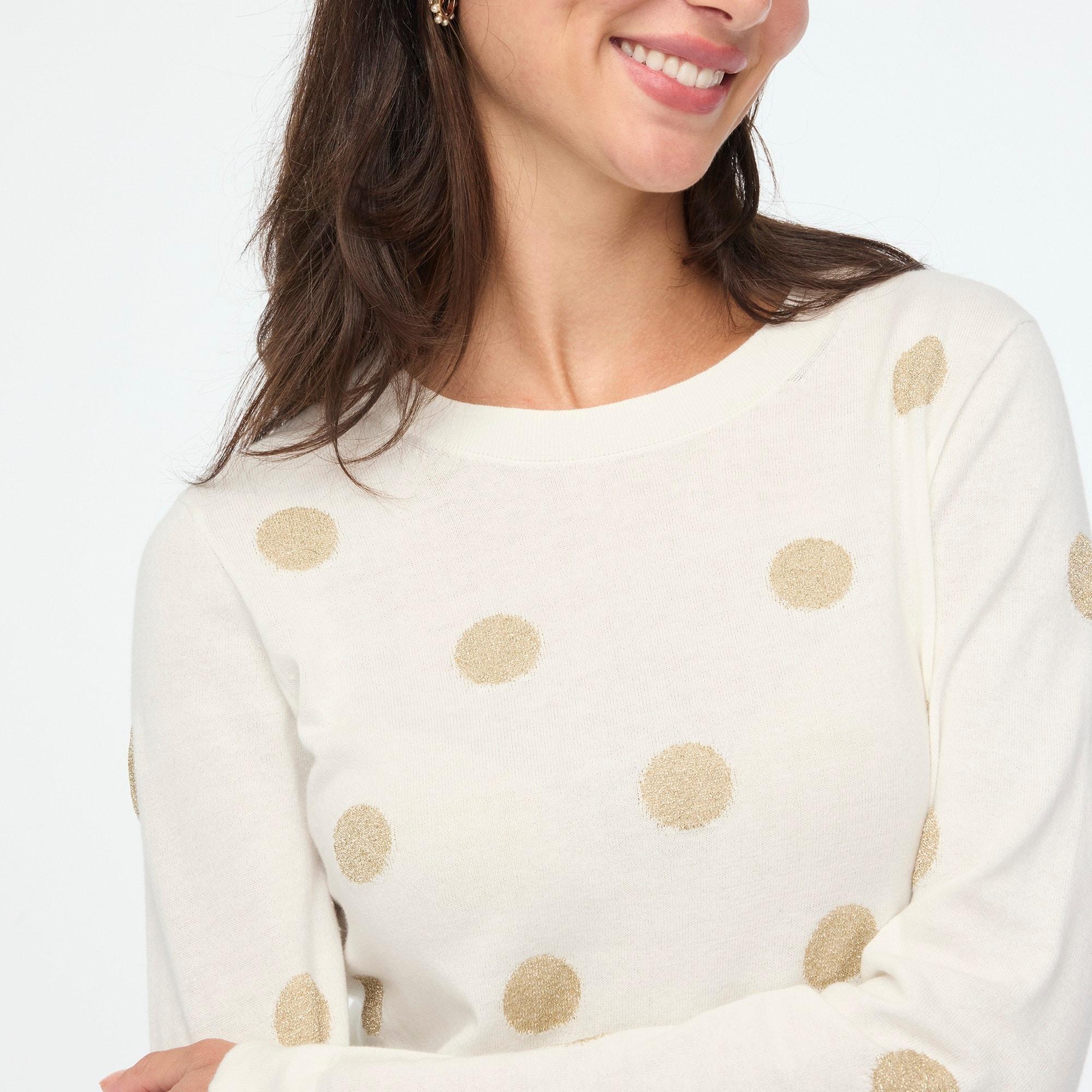 Metallic dot Teddie sweater Product Image