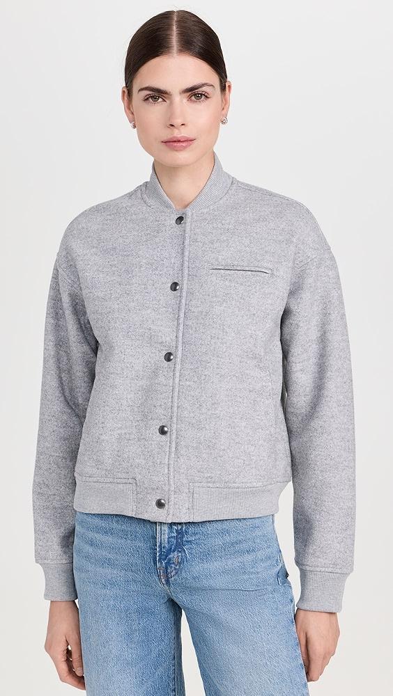 Madewell Knit Bomber Jacket | Shopbop Product Image