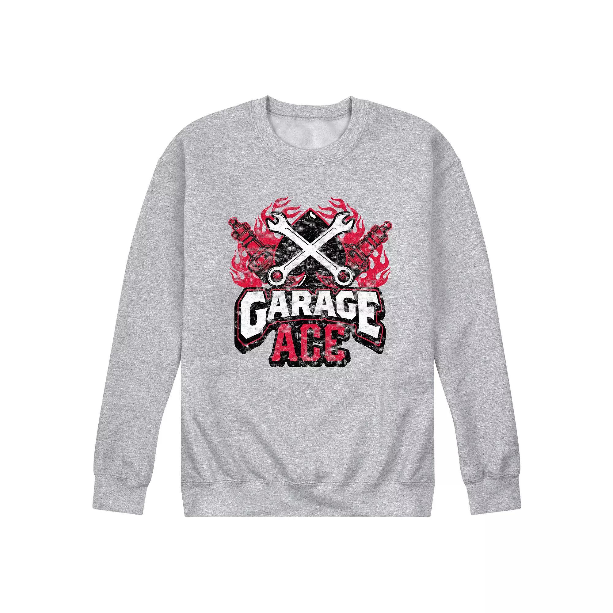 Mens Garage Ace Fleece Sweatshirt Product Image