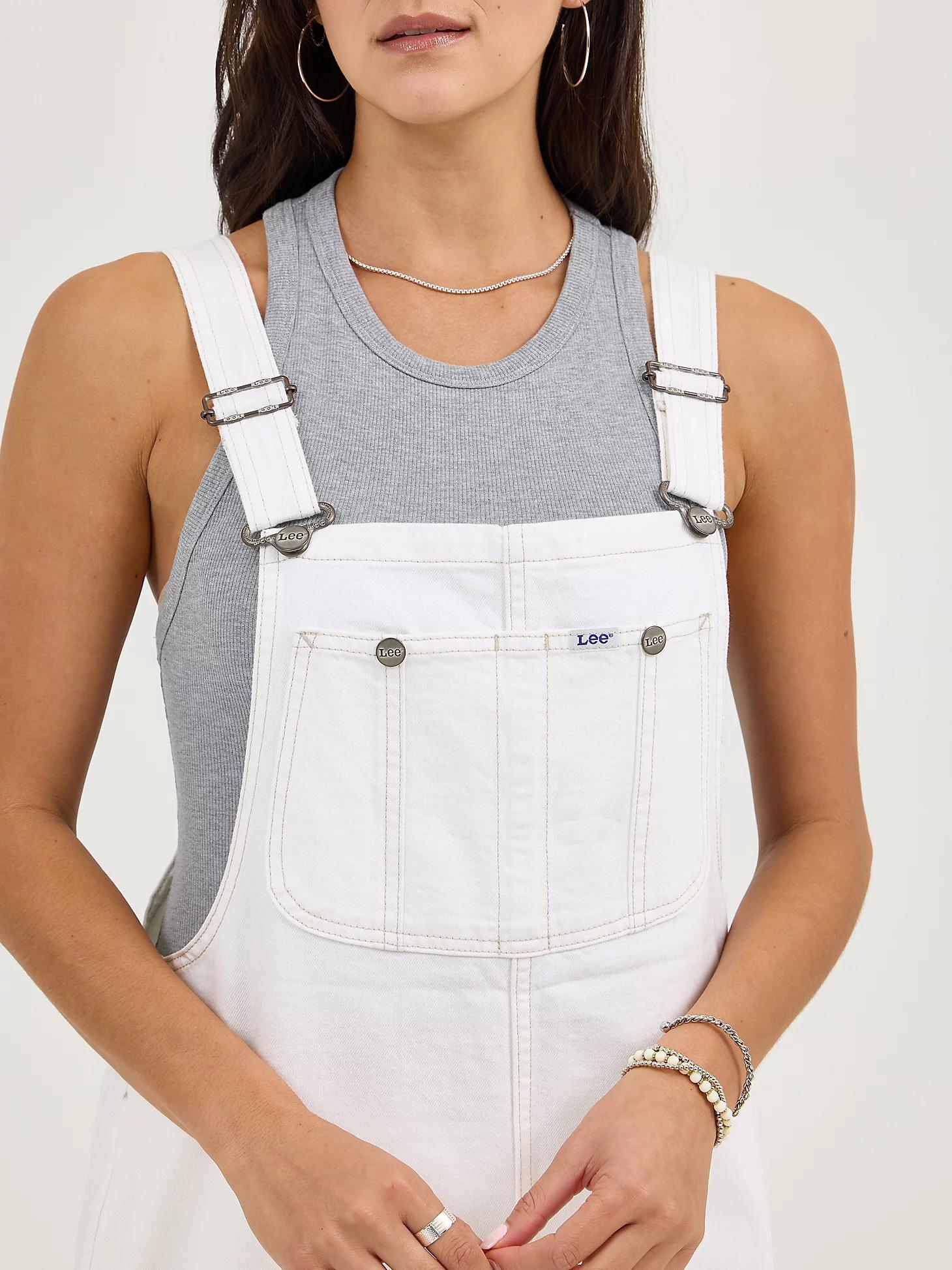 Women's Loose Bib Denim Overall Dress | Women's Skirts & Dresses | Lee® Product Image