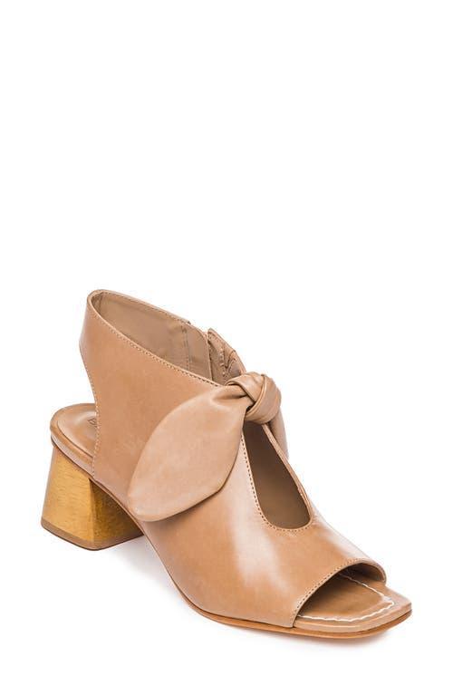 Lizzie Suede Knot Zip Sandals Product Image