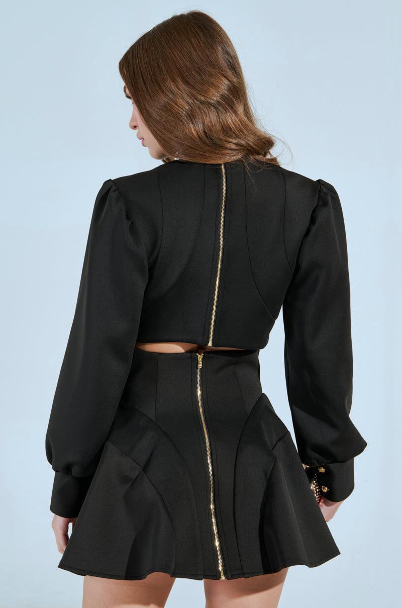 THINK ABOUT ME BLOUSE IN BLACK Product Image