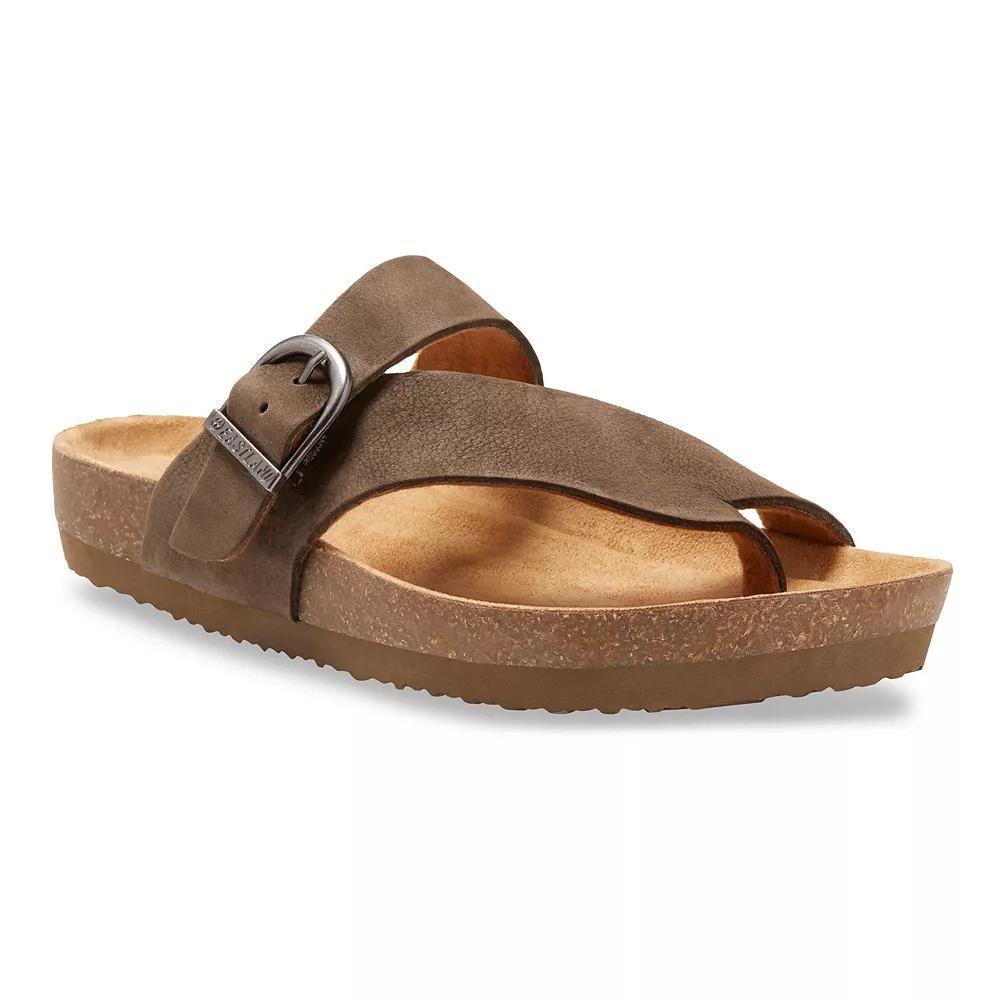 Eastland Shauna Women's Leather Sandals, Size: 5 Medium, Green Product Image