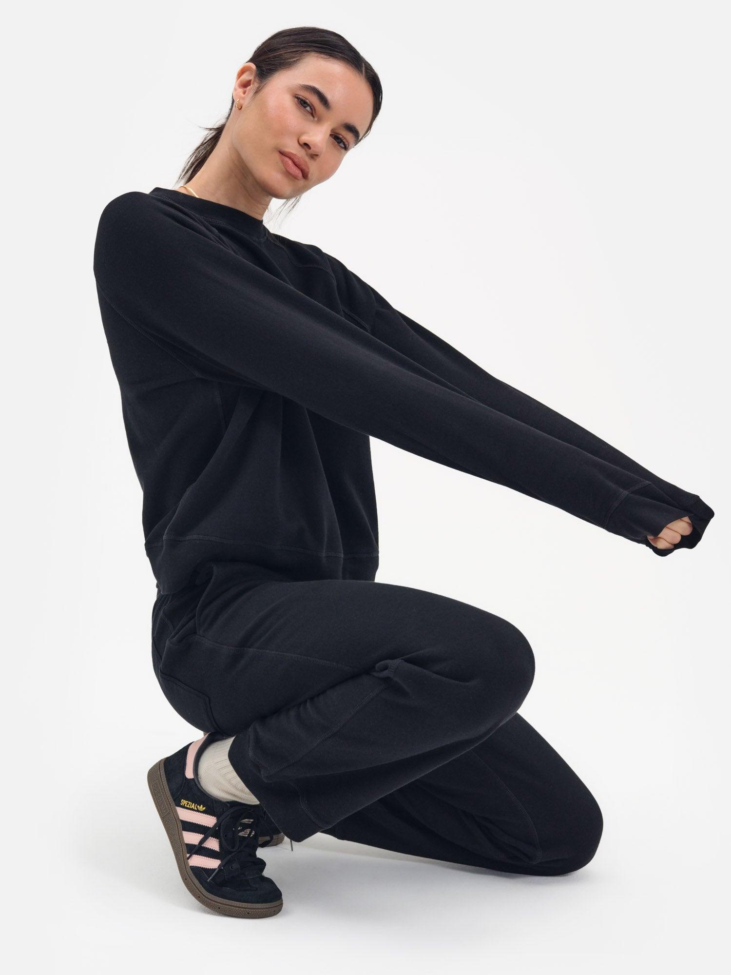 Organic Lightweight Terry Raglan Sweatshirt Female Product Image