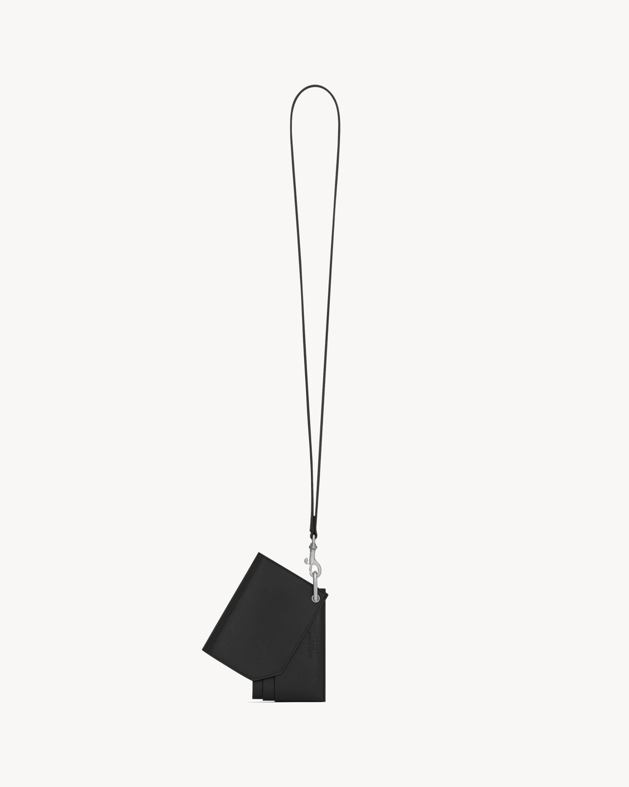 SAINT LAURENT PARIS card case in smooth leather Product Image