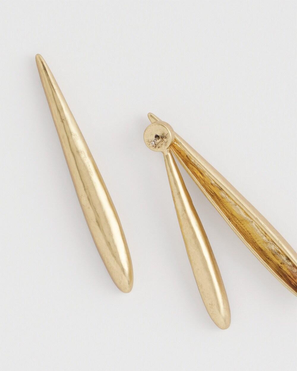 No Droop™ Linear Drop Earrings Product Image