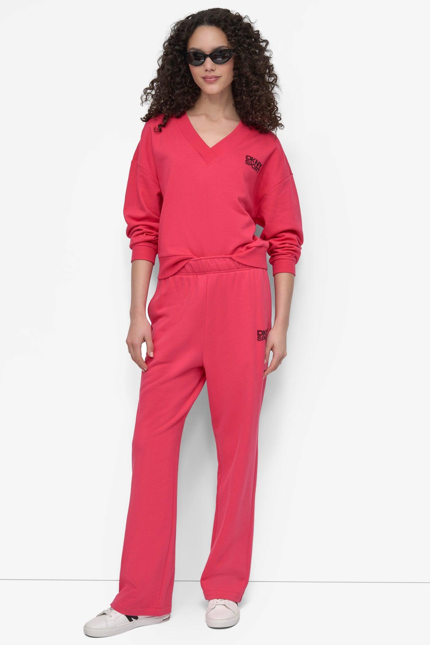 EXTRA HIGH-RISE LOGO-EMBELLISHED SWEATPANT Product Image