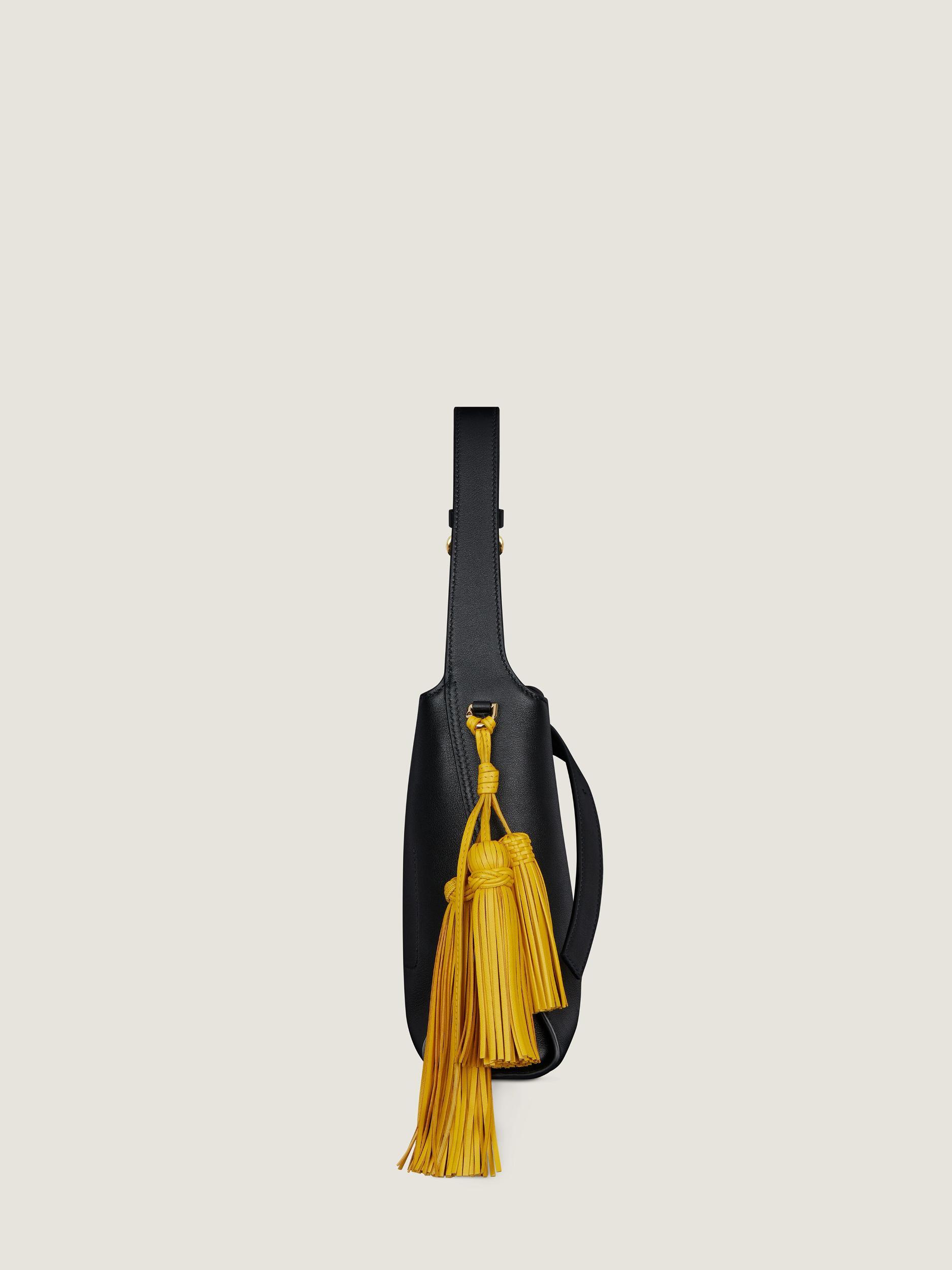 Mini Belted Hobo bag in leather Product Image