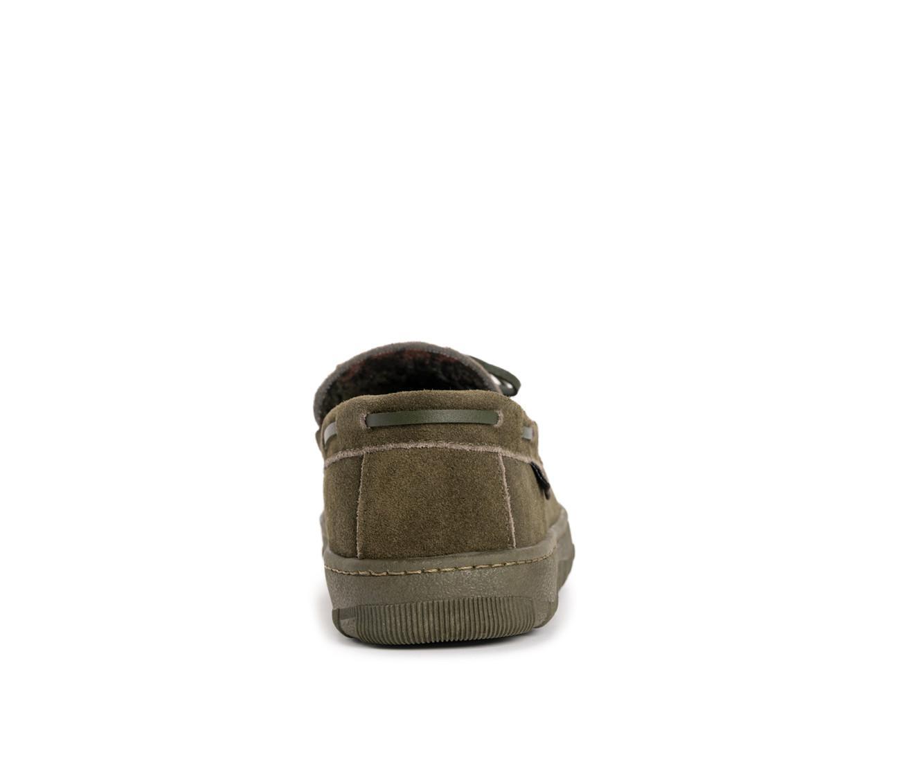 MUK LUKS Men's Paul Printed Berber Suede Moccasins Product Image