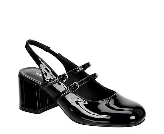madden girl Doll Womens Slingback Block Heels Product Image