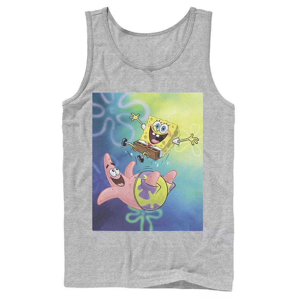 Men's Nickelodeon Spongebob Squarepants Patricks Star Best Buddies Graphic Tank Top, Size: Small, Grey Product Image