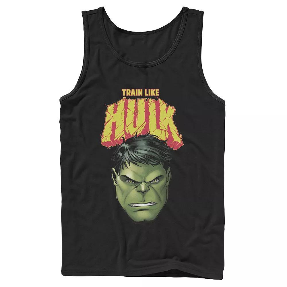 Mens Marvel Triain Like The Hulk Big Head Tank Top, Boys Product Image