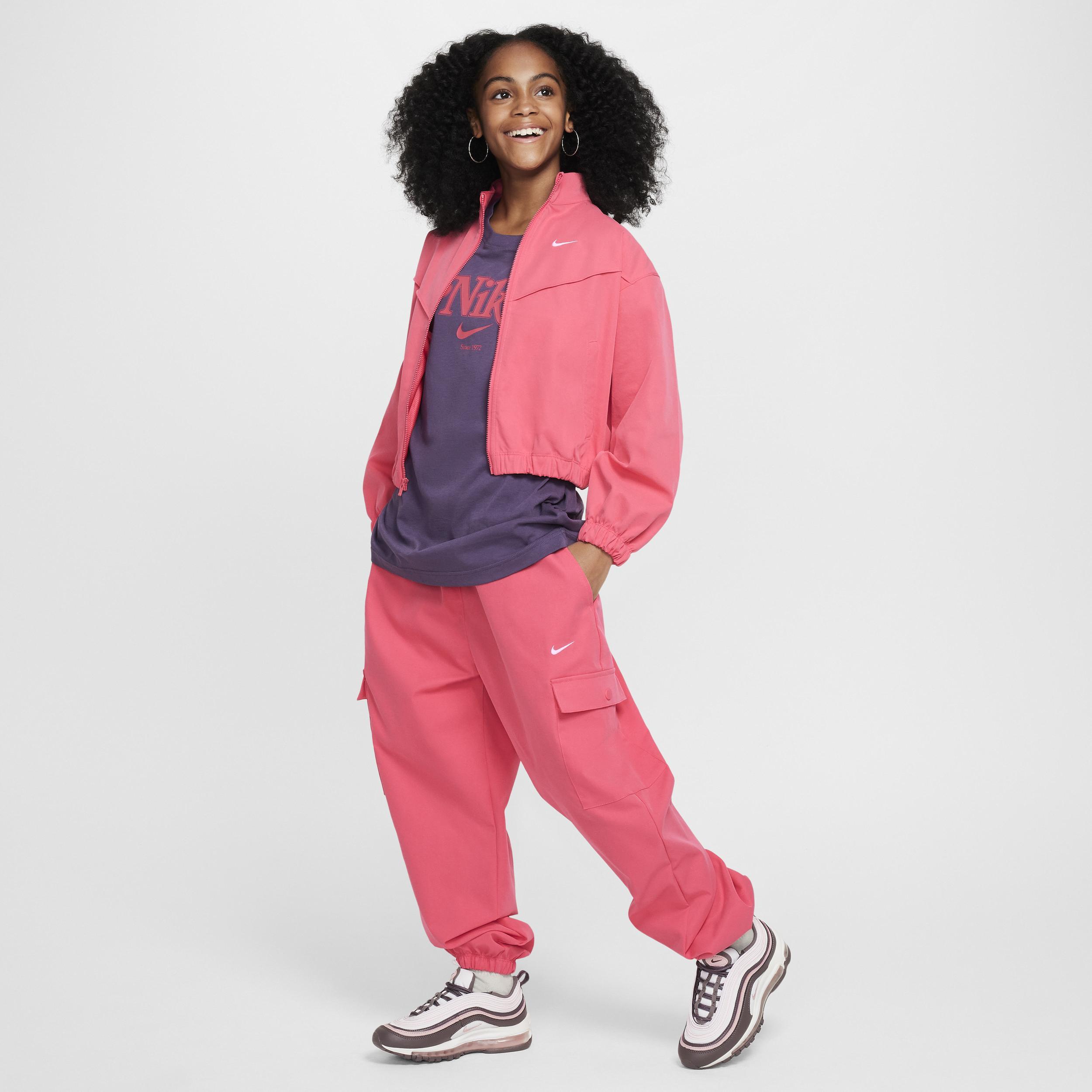 Women's Nike Sportswear Girls' Oversized Lightweight Jacket Product Image