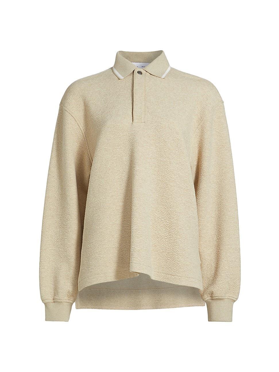 Womens Genevieve Cloque-Knit Sweater Product Image