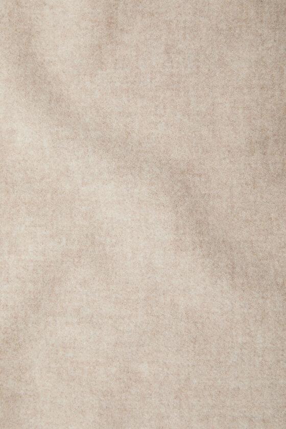 Fringe wool scarf - skinny Product Image