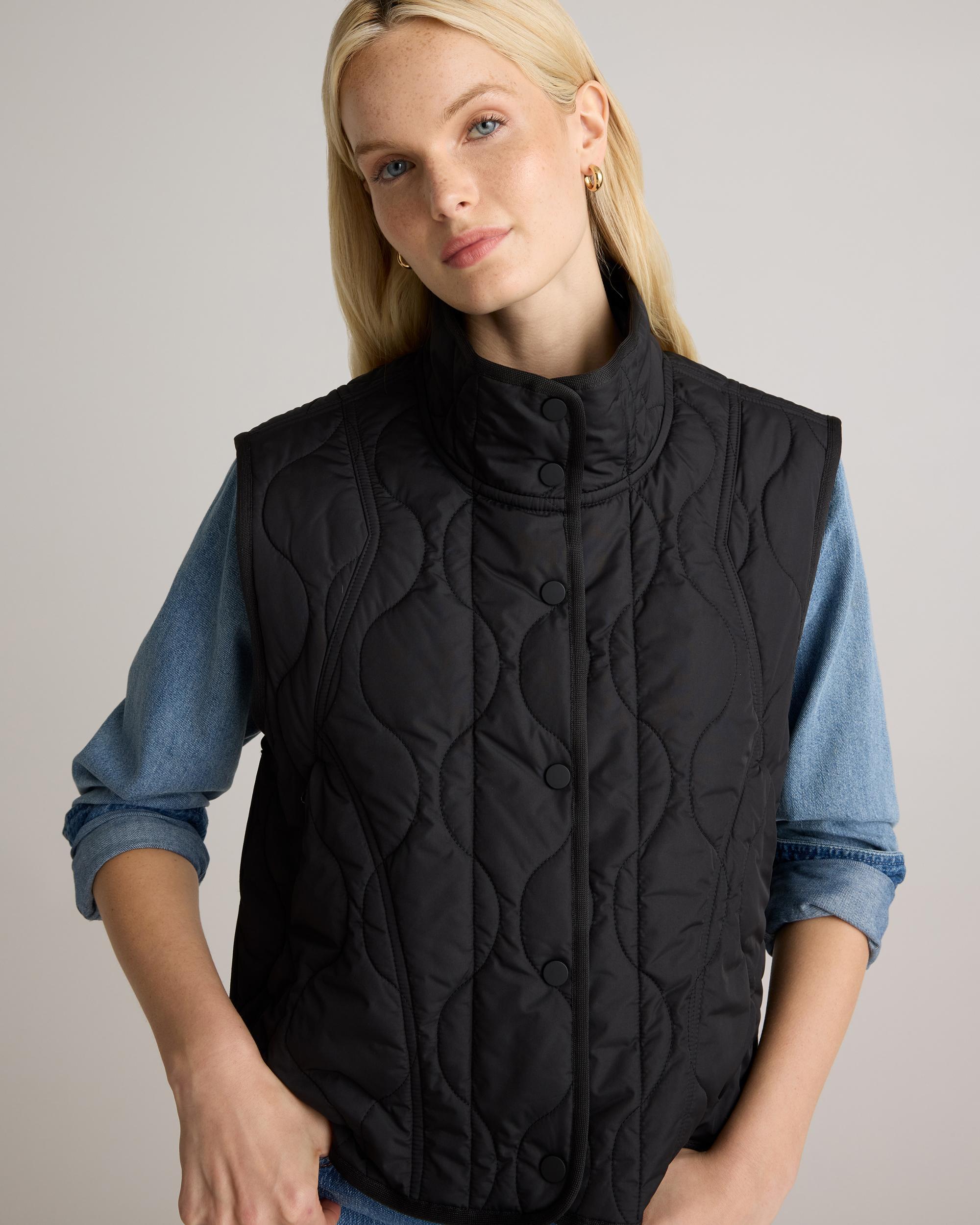 Quince | Women's Featherless Quilted Puffer Vest Recycled Polyester Product Image