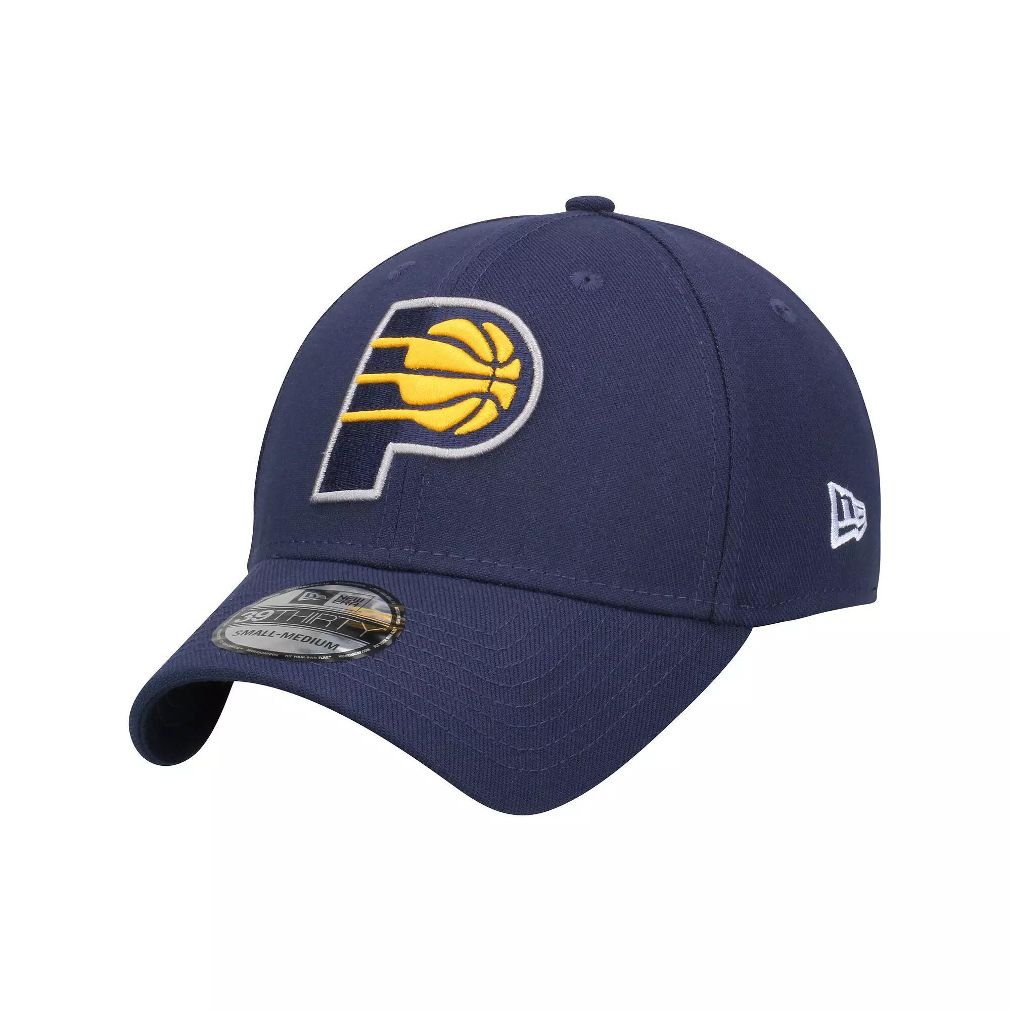 Men's New Era Navy Indiana Pacers Team Classic 39THIRTY Flex Hat, Size: Small/Medium, Blue Product Image