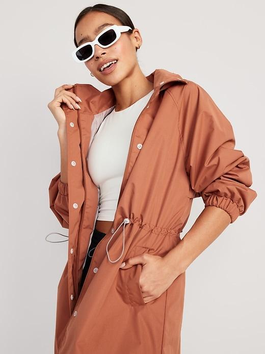 Water-Resistant Trench Coat Product Image