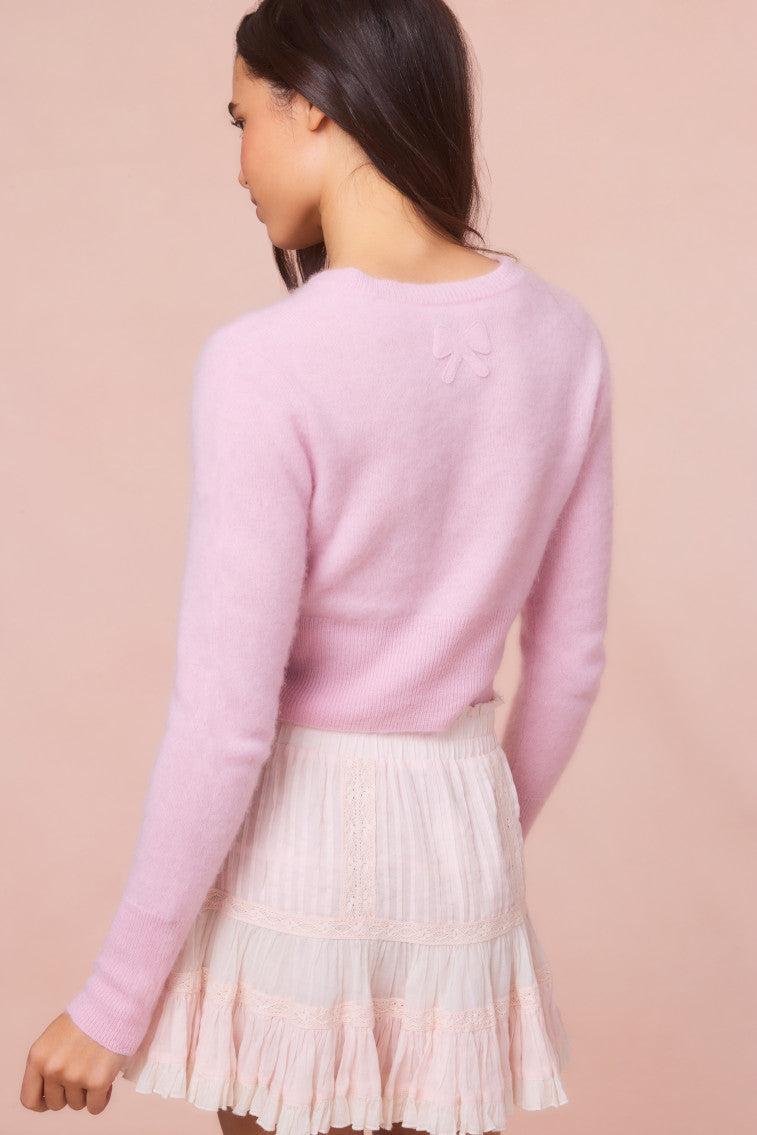 Adeanne Cropped Cashmere Cardigan Product Image