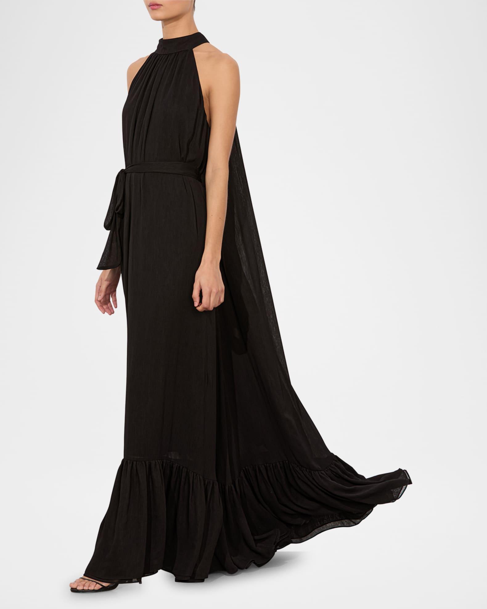 Jovie Gathered Ruffle Maxi Dress Product Image