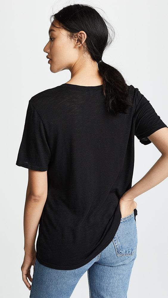 Splendid Cotton Modal Slub V Tee | Shopbop Product Image