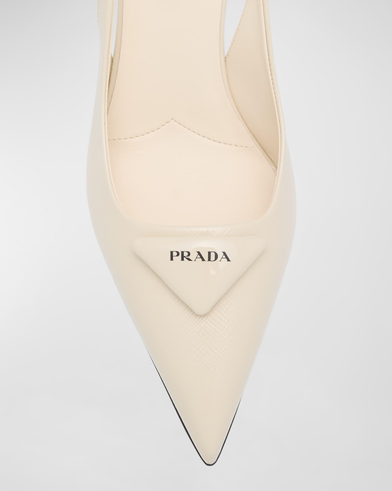 Vernice Leather Slingback Pumps Product Image