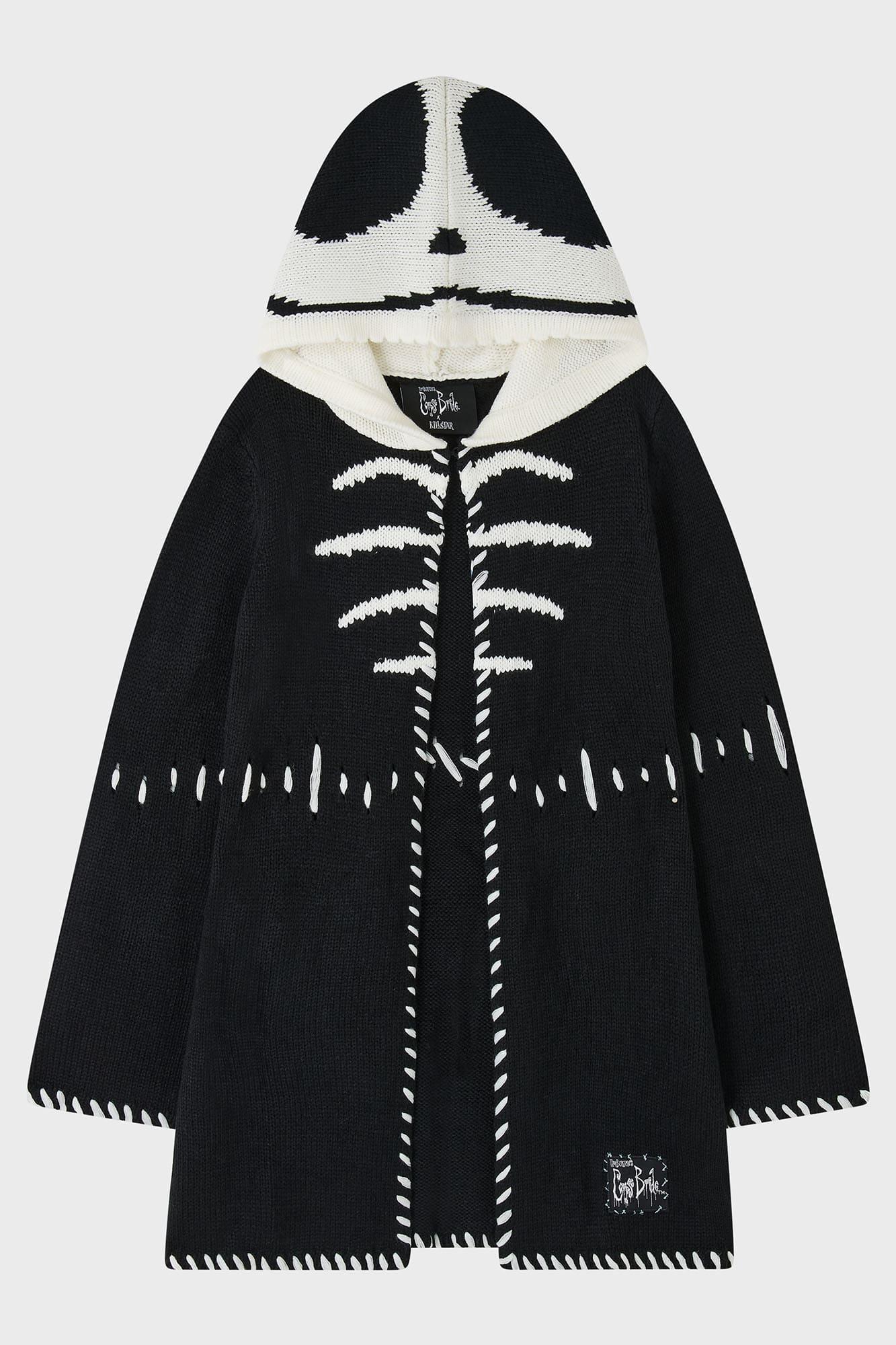 Scraps Hooded Cardigan Female Product Image