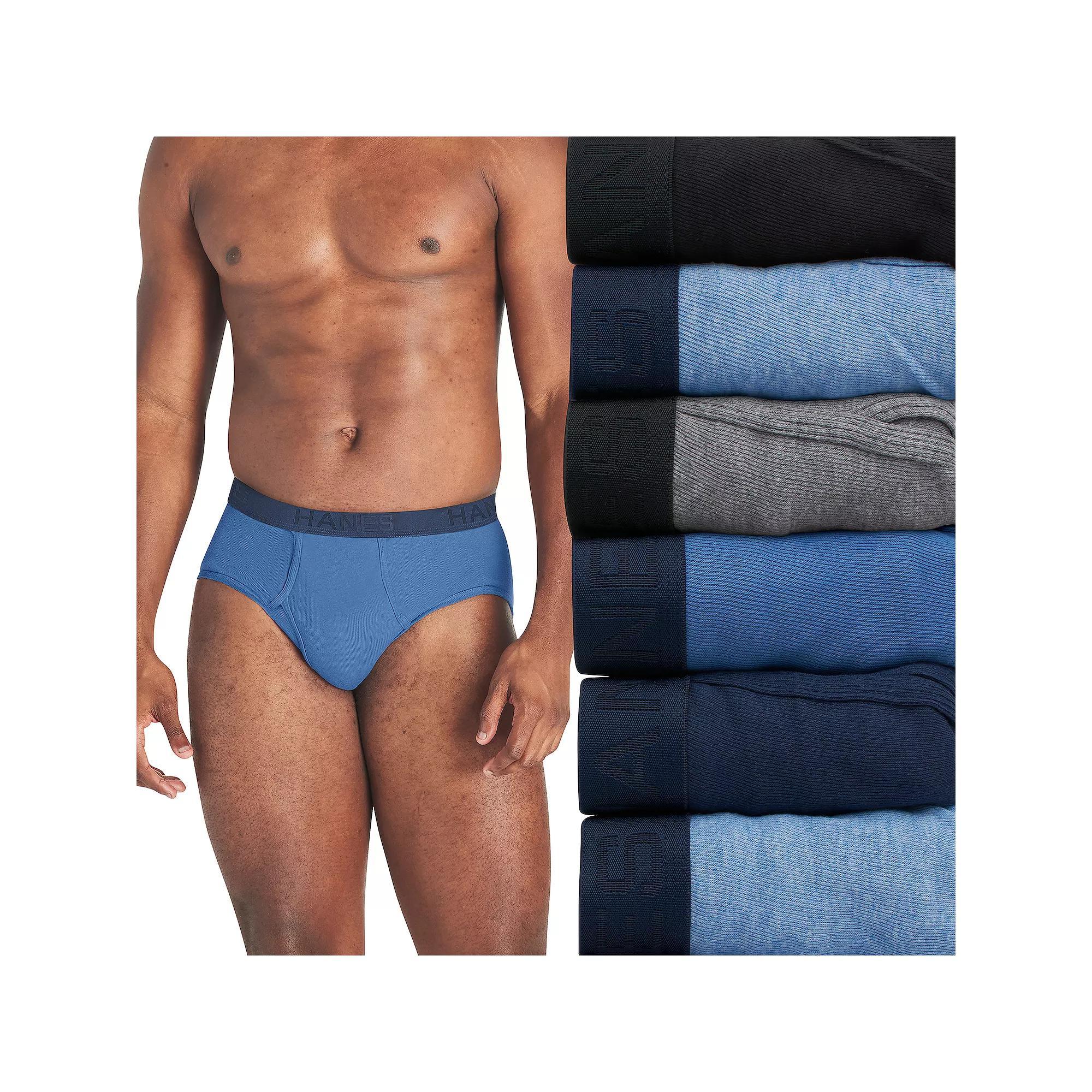 Big & Tall Hanes Ultimate Cool Comfort Brief 6-Pack, Mens Product Image
