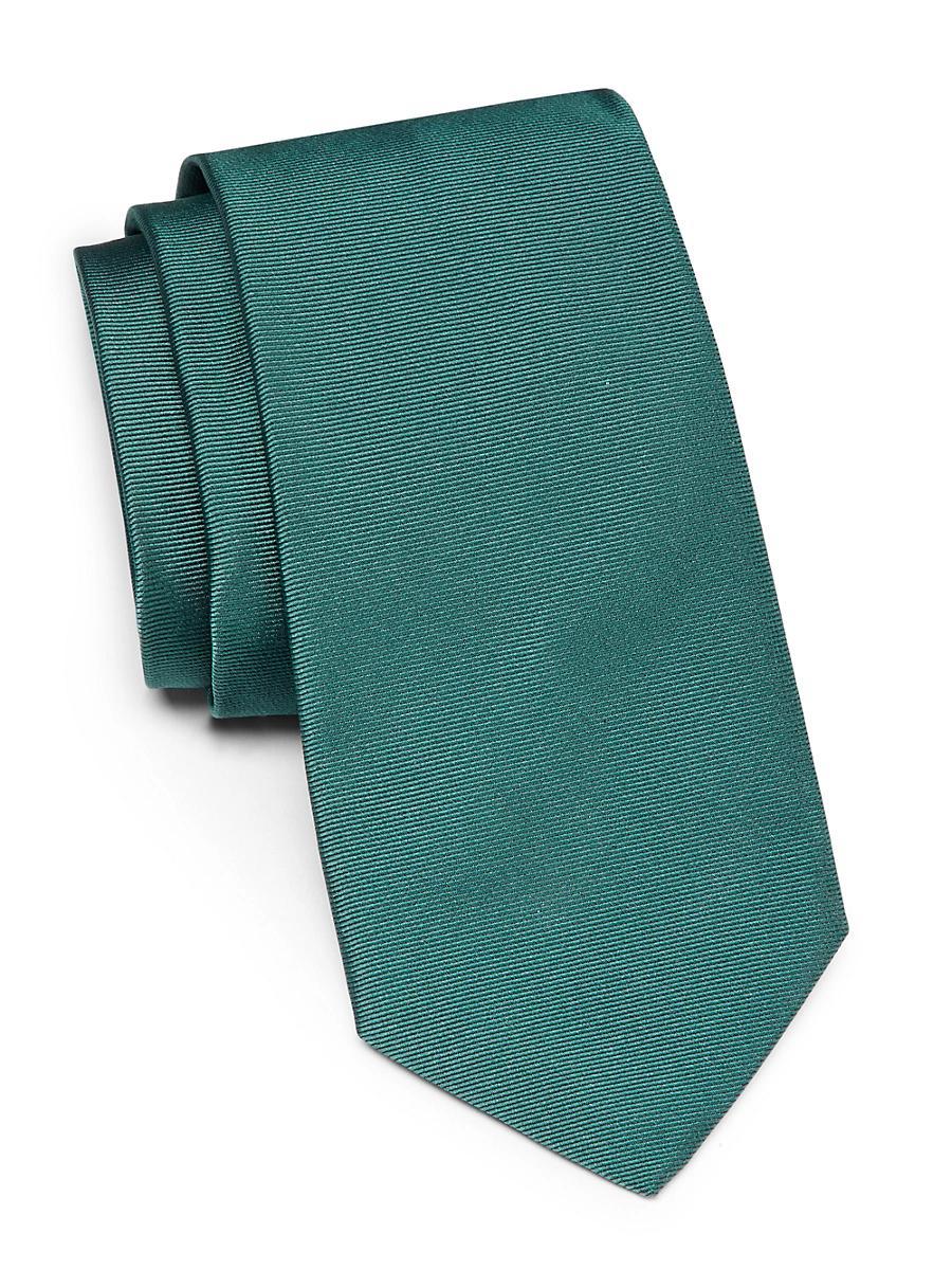 Mens COLLECTION Striped Silk Tie Product Image