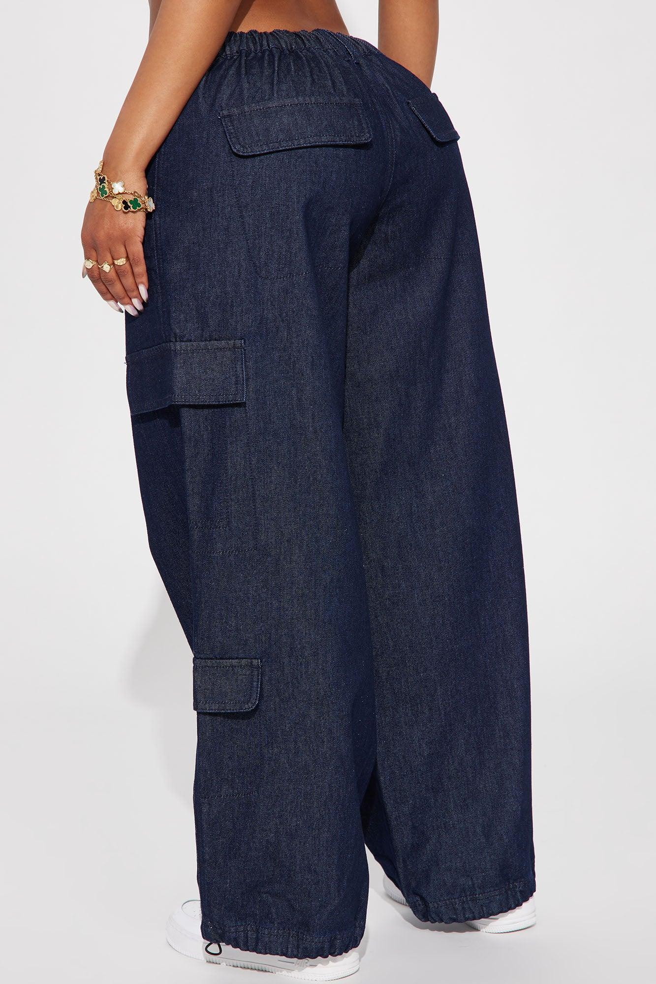 High Road Denim Jogger Jeans - Dark Wash Product Image
