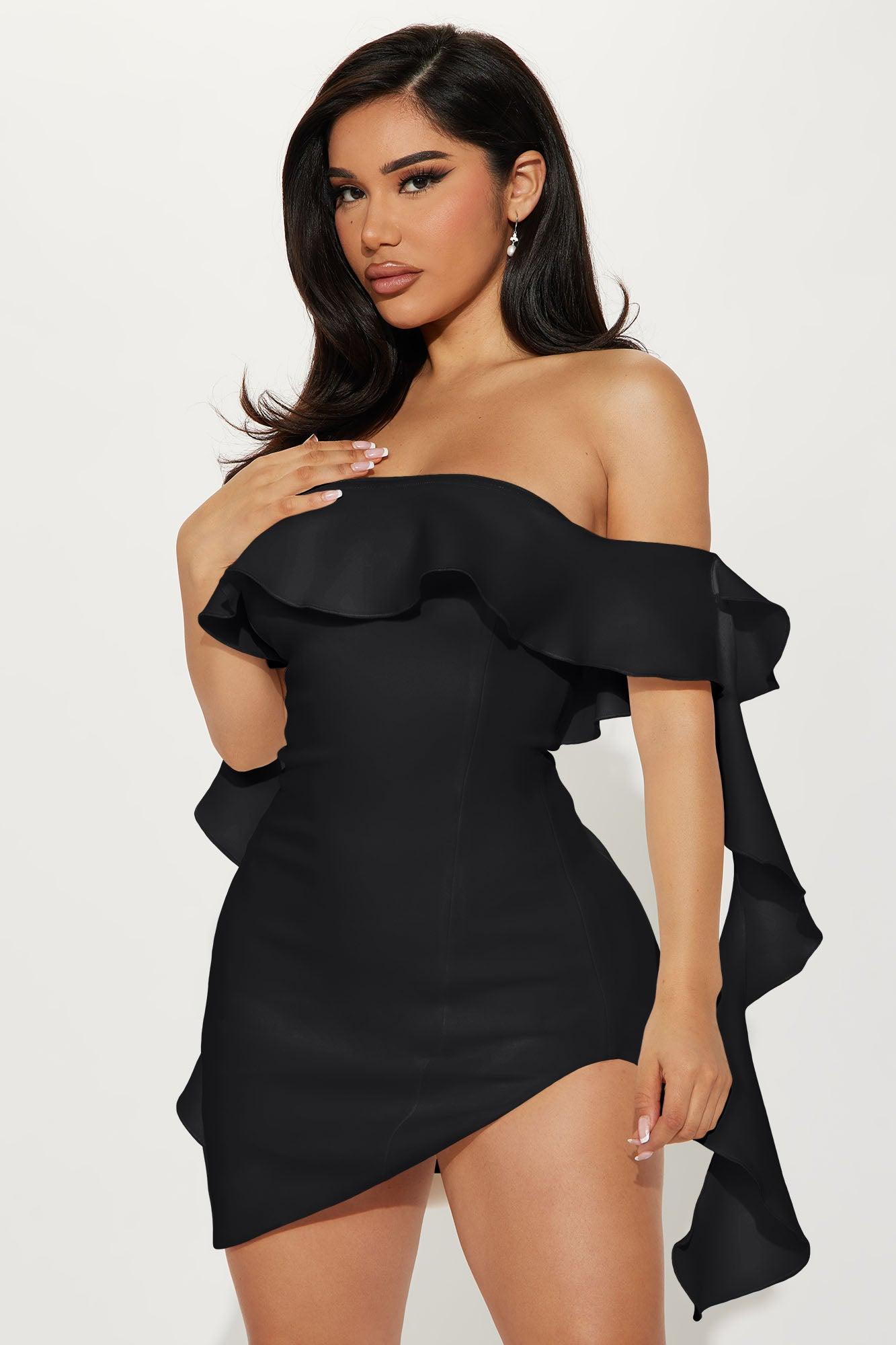 Carolina Mini Dress - Black Product Image