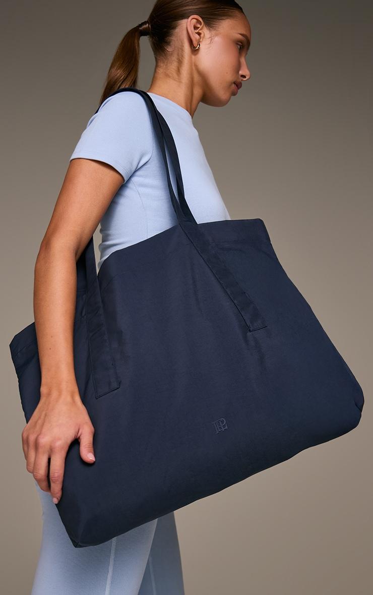 Navy Sports Tote Bag Product Image