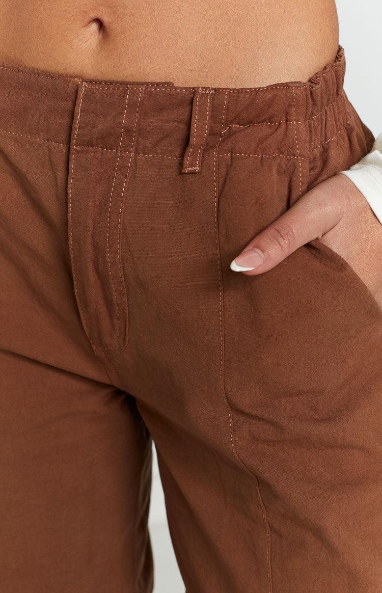 Millie Brown Low Rise Cargo Trousers Product Image