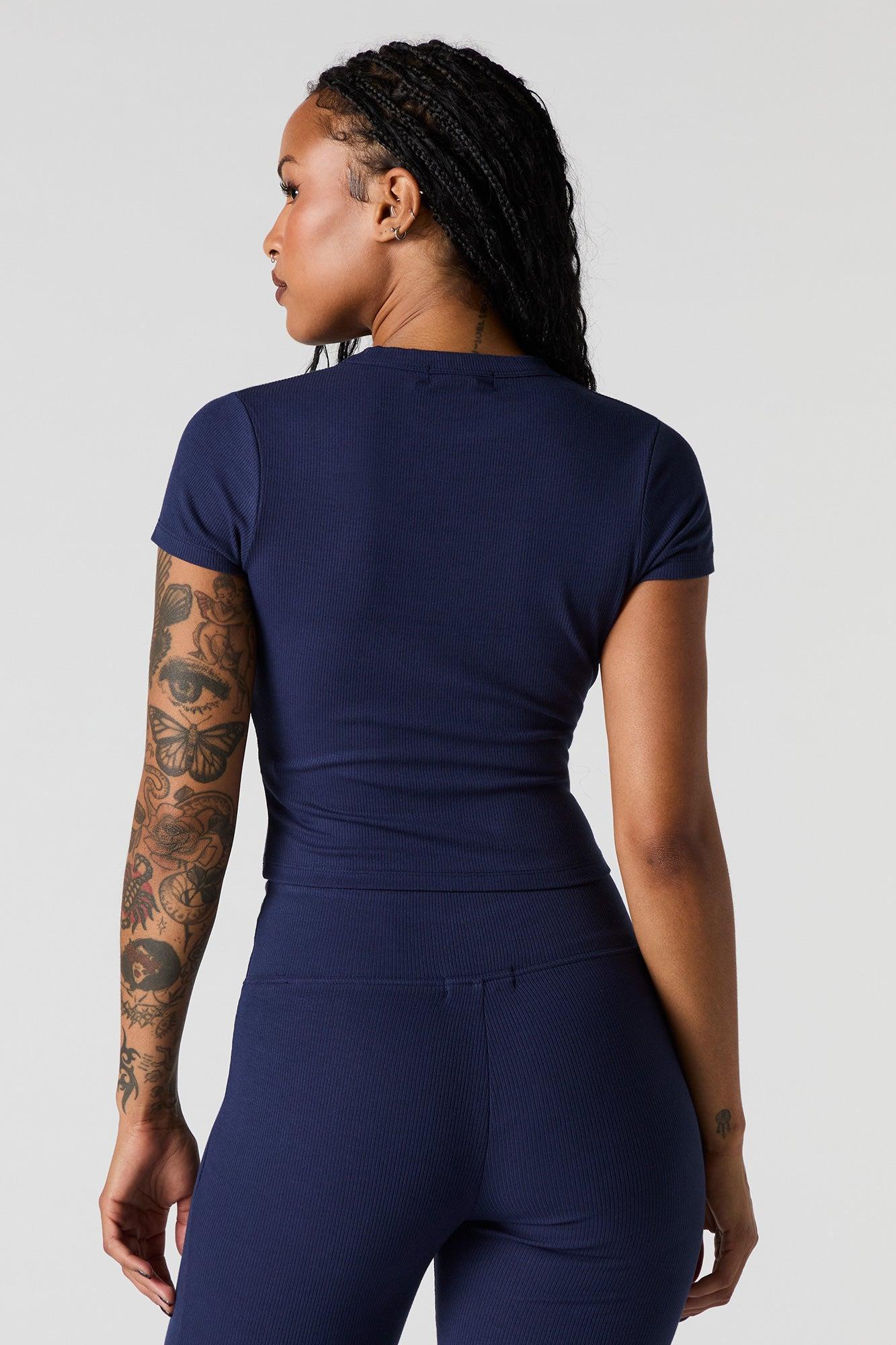 Active Soft Ribbed T-Shirt Female Product Image