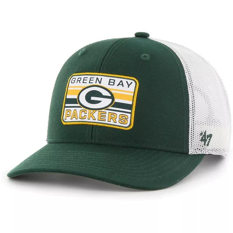 Mens 47 /White Bay Packers Drifter Adjustable Trucker Hat Product Image