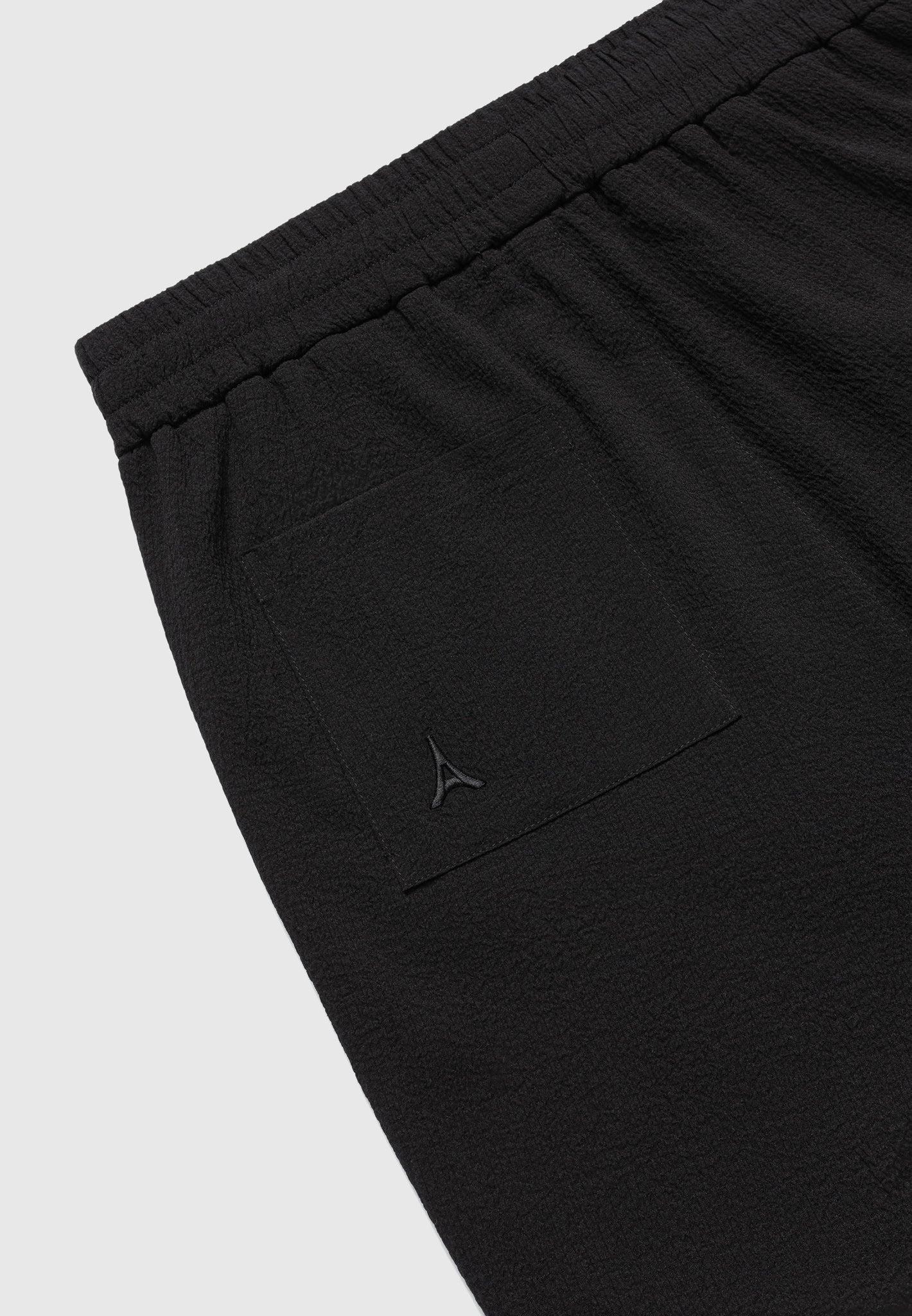 Seersucker Shorts - Black Male Product Image