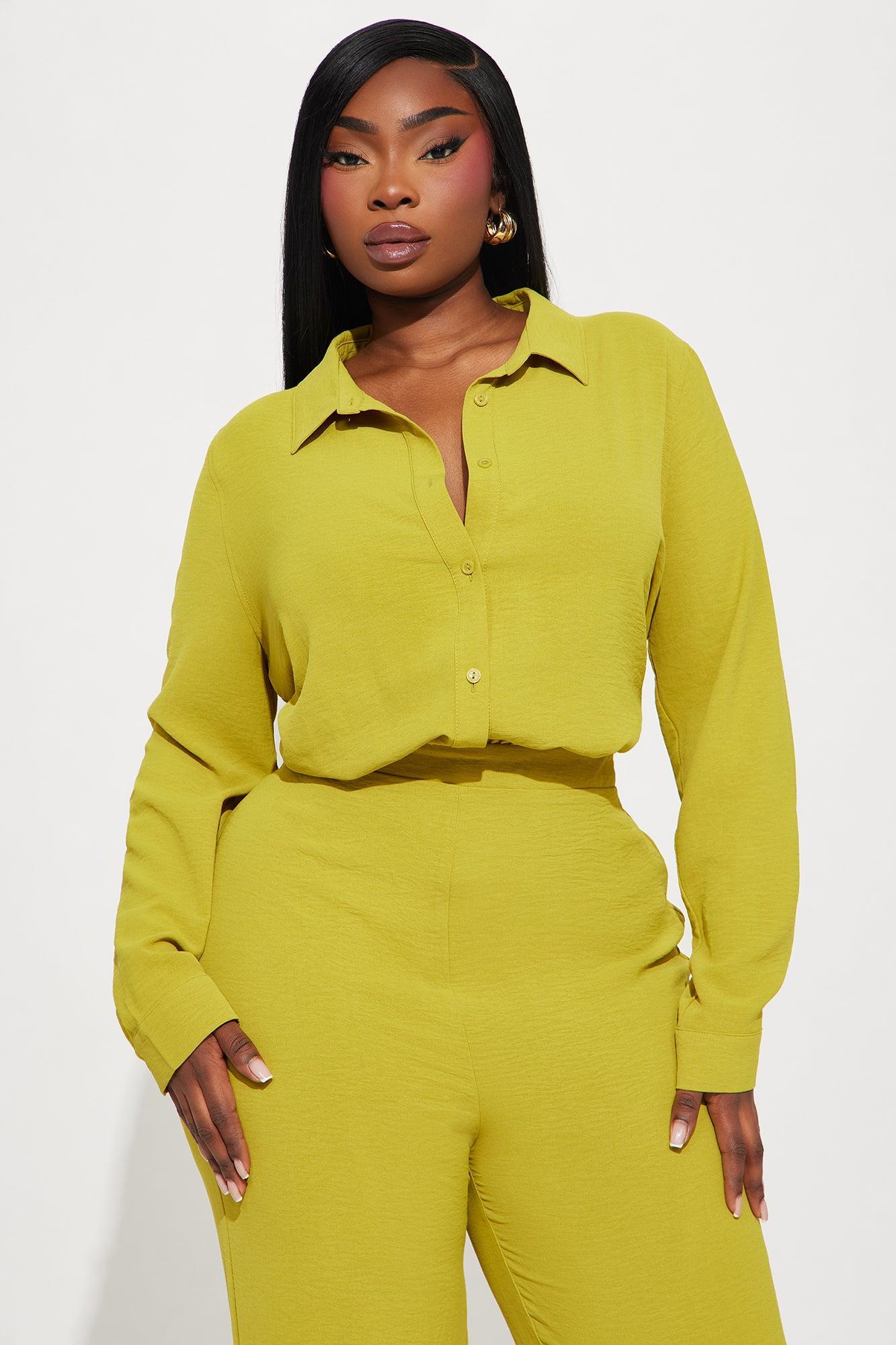 Makenzie Jumpsuit - Chartreuse Product Image