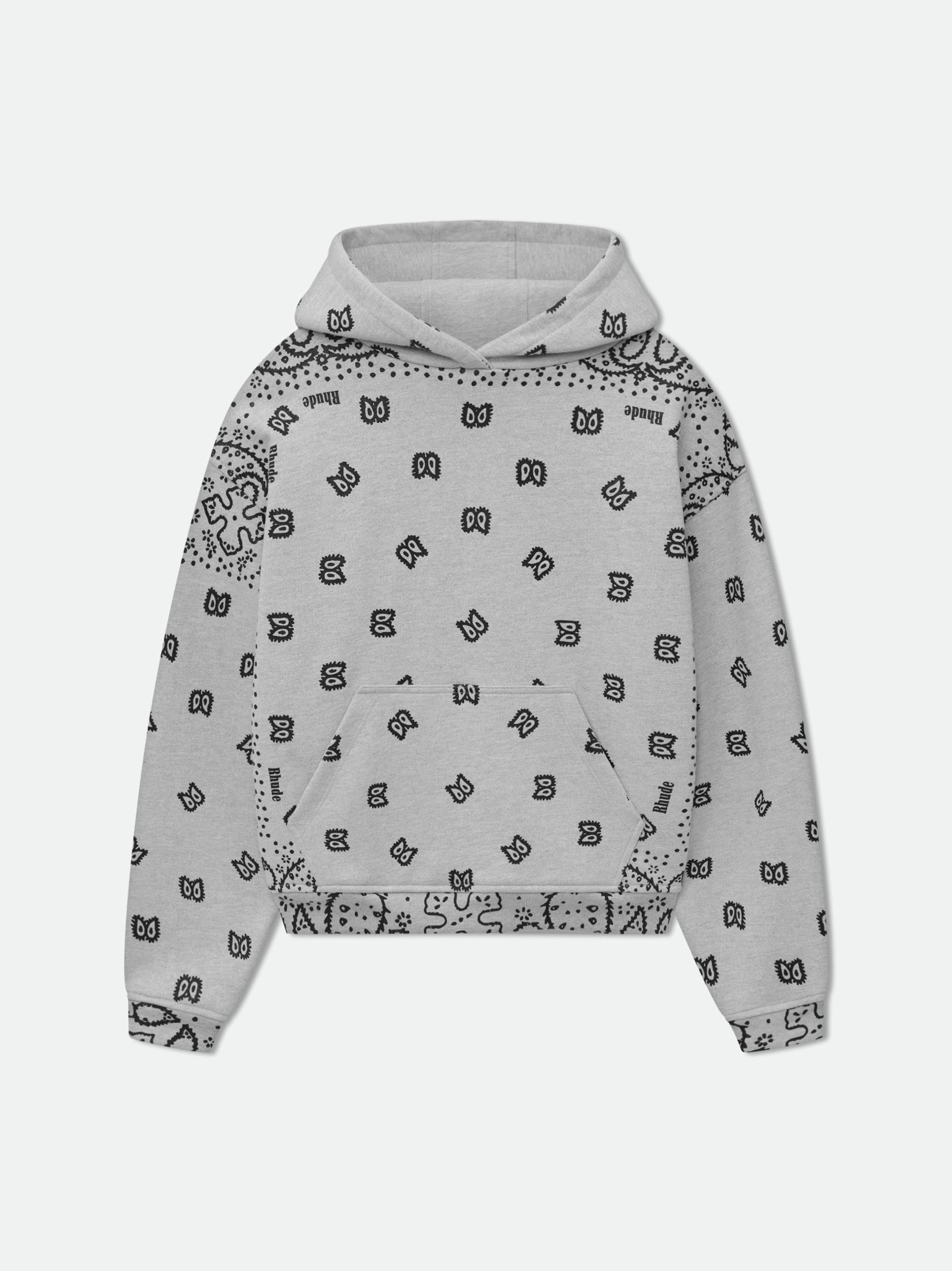 BANDANA PRINT HOODIE Male Product Image