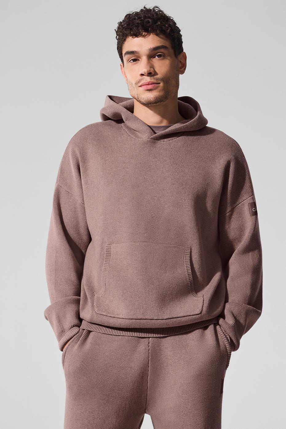 Scholar Hooded Sweater - Mushroom Heather Male Product Image