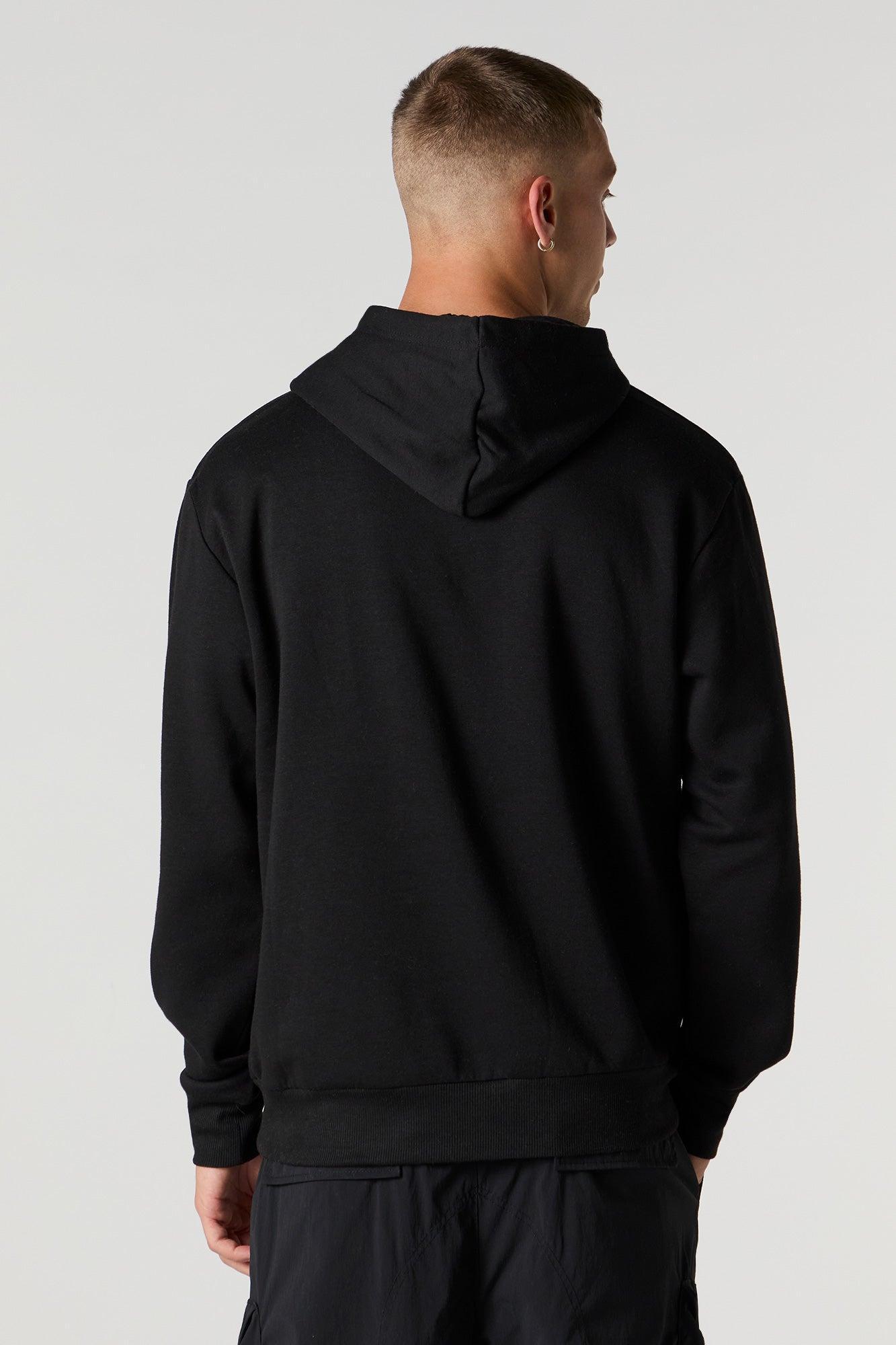 Everyday Solid Fleece Hoodie Male Product Image
