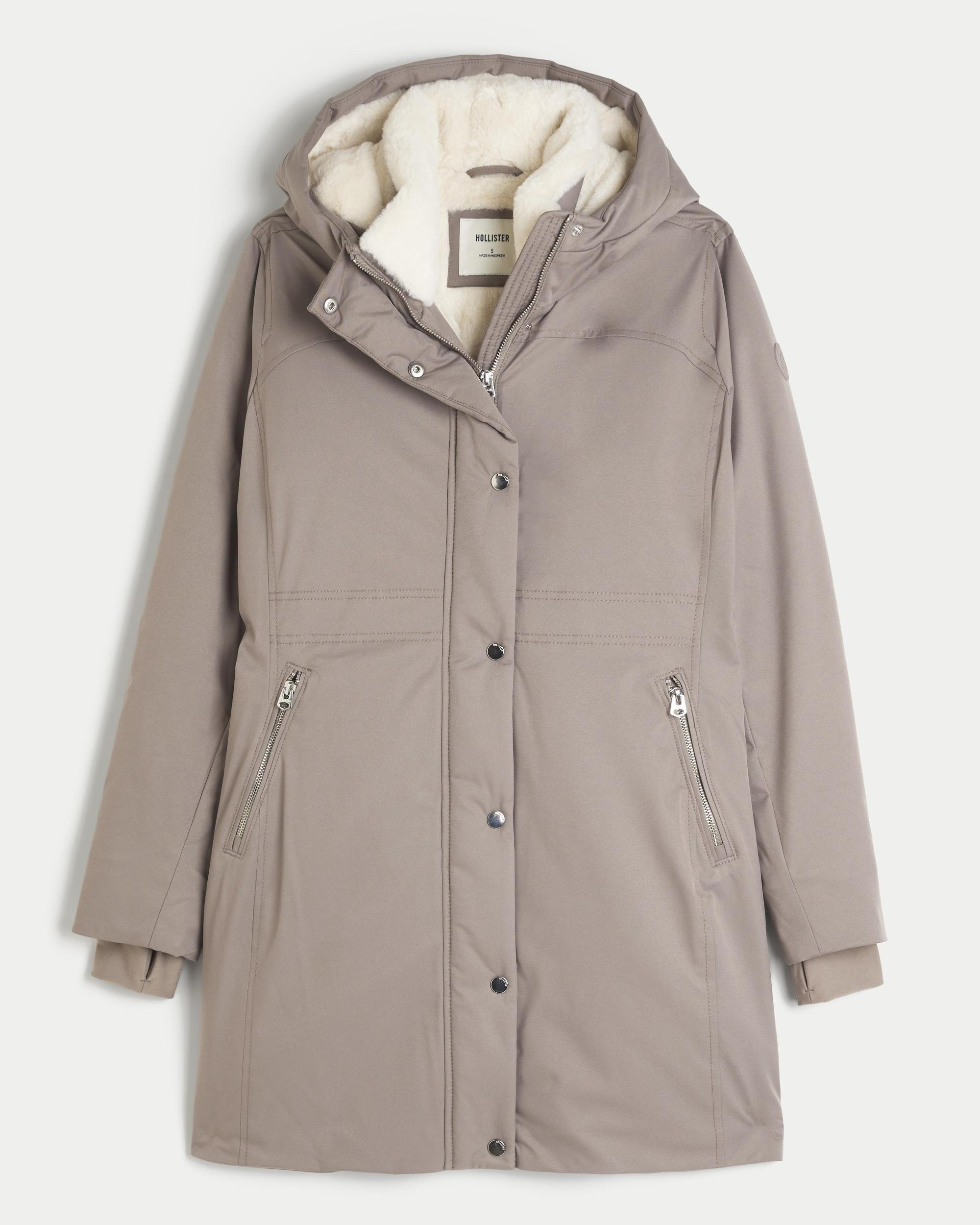 All-Weather Faux Fur-Lined Parka Product Image