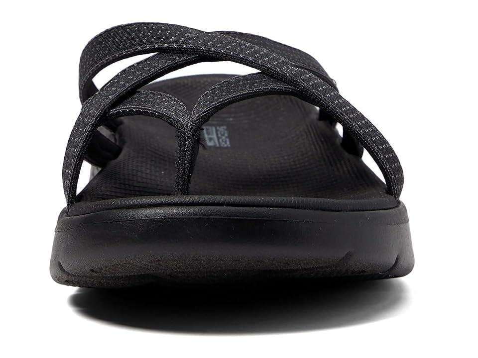 SKECHERS Performance Go Walk Flex Sandal Black) Women's Sandals Product Image