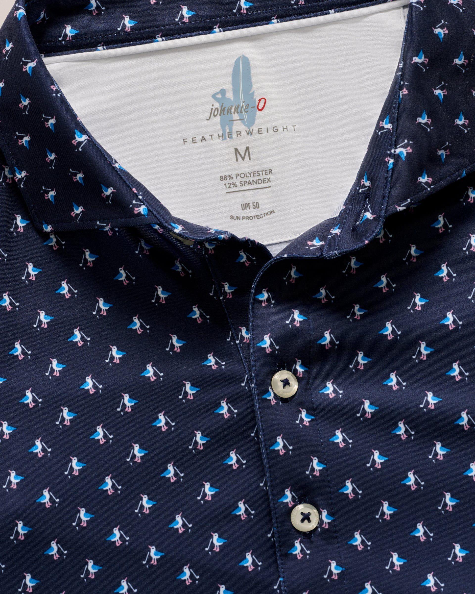 Featherweight Performance Polo - For the Birdies Print Male Product Image